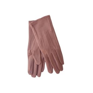 Γάντια μονόχρωμα souet ροζ 06.00081