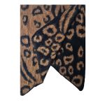 Κασκόλ πλεχτό animal print καφέ 09.00051