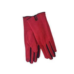 Γάντια δίχρωμα κόκκινα 06.00083