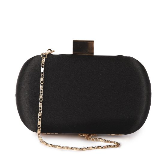 Βραδινό τσαντάκι clutch μαύρο 02.02352