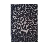 Πασμίνα animal print γκρι 20.00067