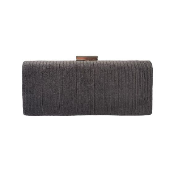 Τσαντάκι βραδινό clutch γκρι 02.02393