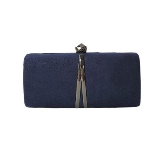 Τσαντάκι βραδινό clutch μπλε 02.02391